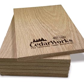 Natural cedar wood samples showcasing premium CedarWorks craftsmanship and quality.