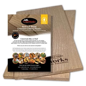 red oak planks