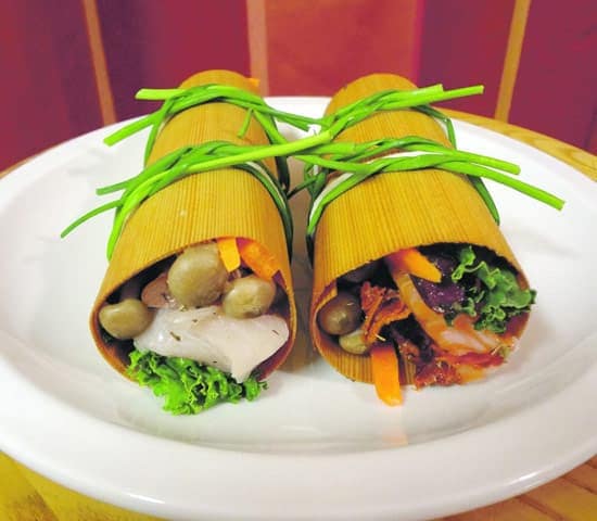 Natural Wood Wrapped Mediterranean Fish
